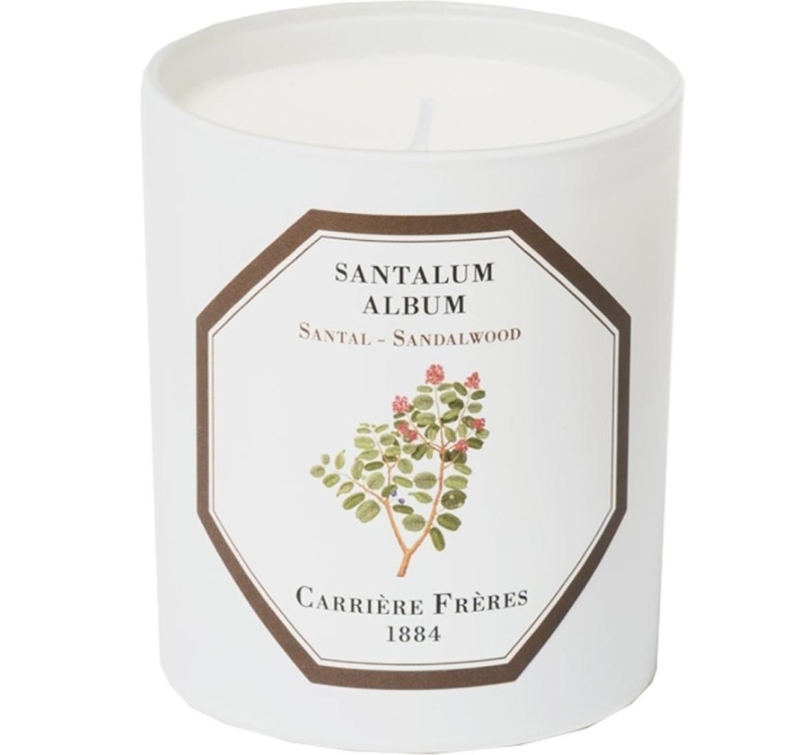 Carrière Frères Bougie Parfumee Santal - Santalum Album New