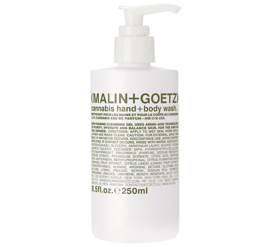 Malin + Goetz Cannabis Hand+Body Wash New